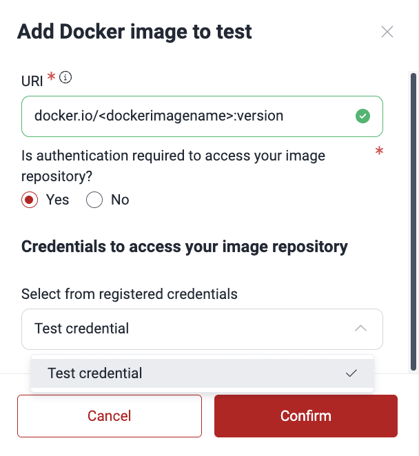 Add Docker image on the Fluid Attacks platform