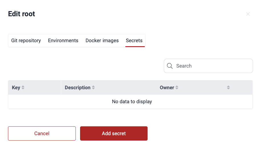 View secrets on the Fluid Attacks platform