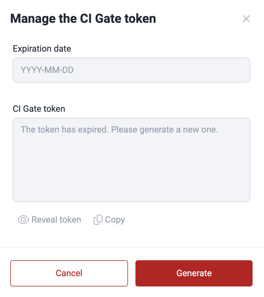 Update DevSecOps token on the Fluid Attacks platform