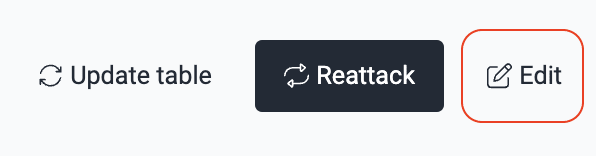Find option to edit vulnerability on the Fluid Attacks platform