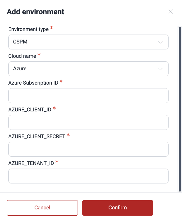 Set up CSPM for Azure environment on the Fluid Attacks platform