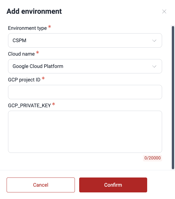 Set up CSPM for GCP environment on the Fluid Attacks platform