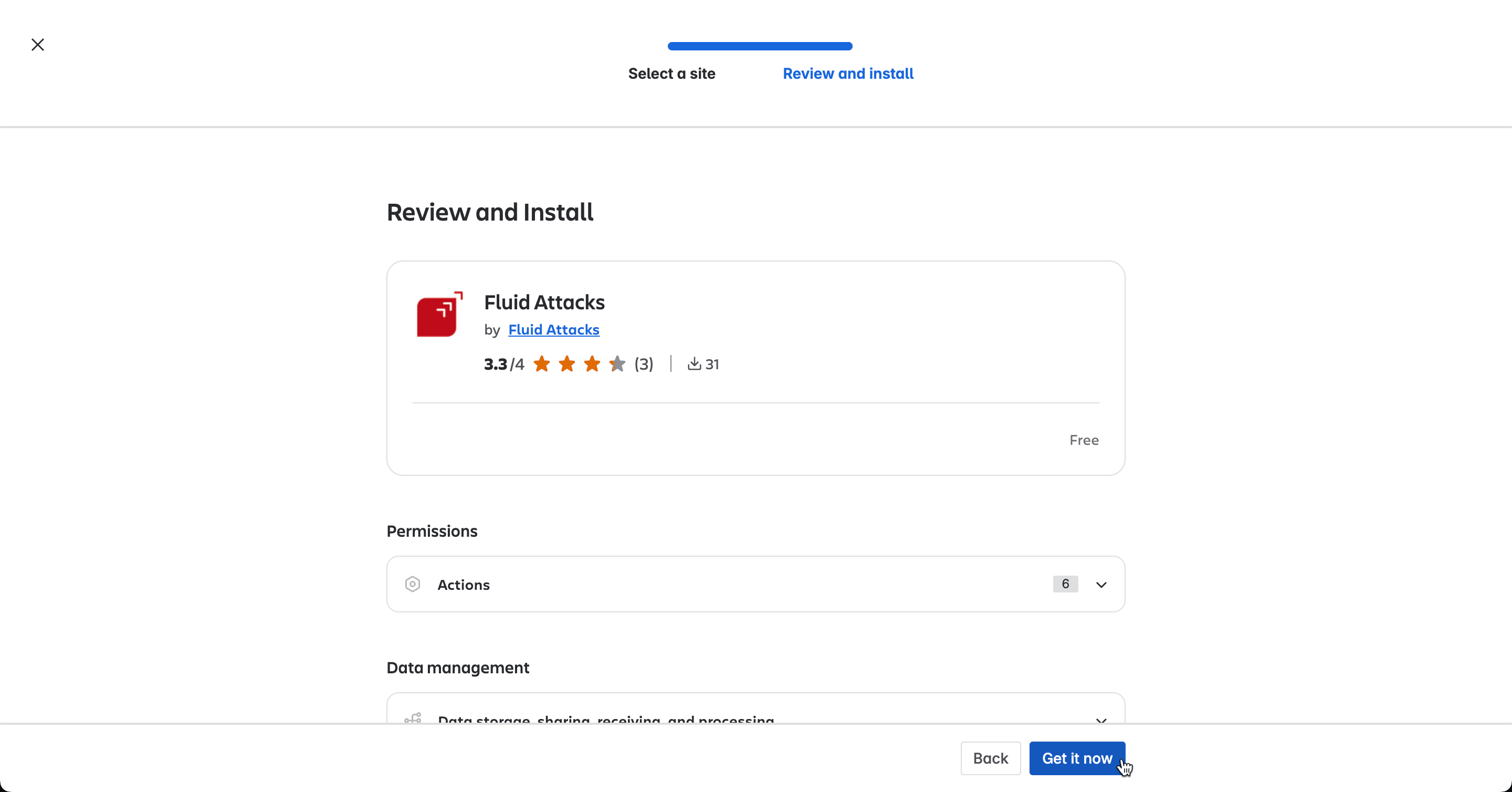 Review and install the Fluid Attacks app on Jira