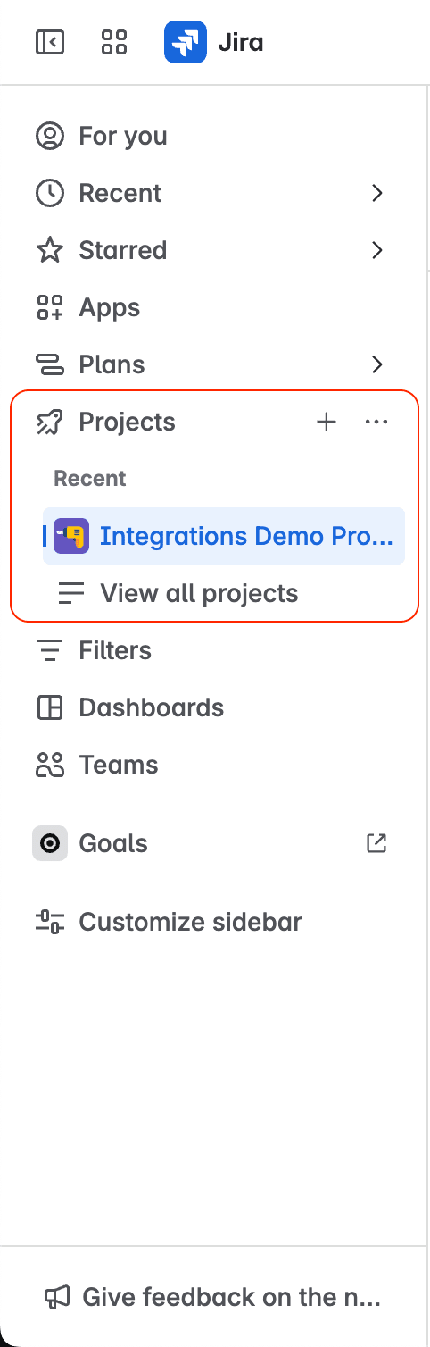 Open the Jira project to link a vulnerability found by Fluid Attacks