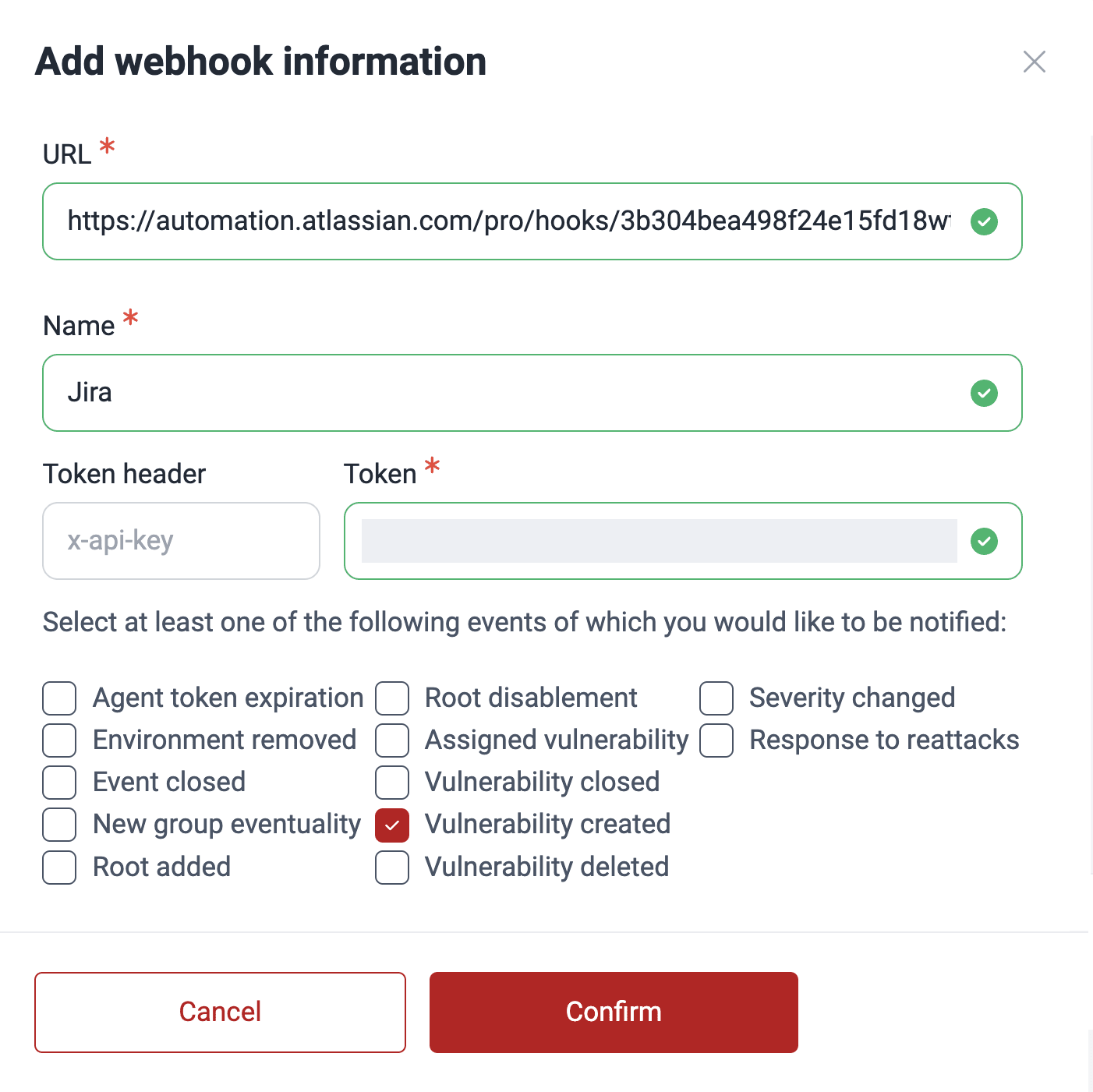 Set webhook for Jira when vulnerabilities are reported on the Fluid Attacks platform