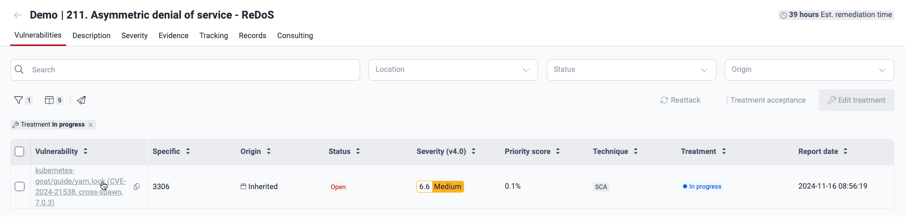 Choose package to upgrade on the Fluid Attacks platform