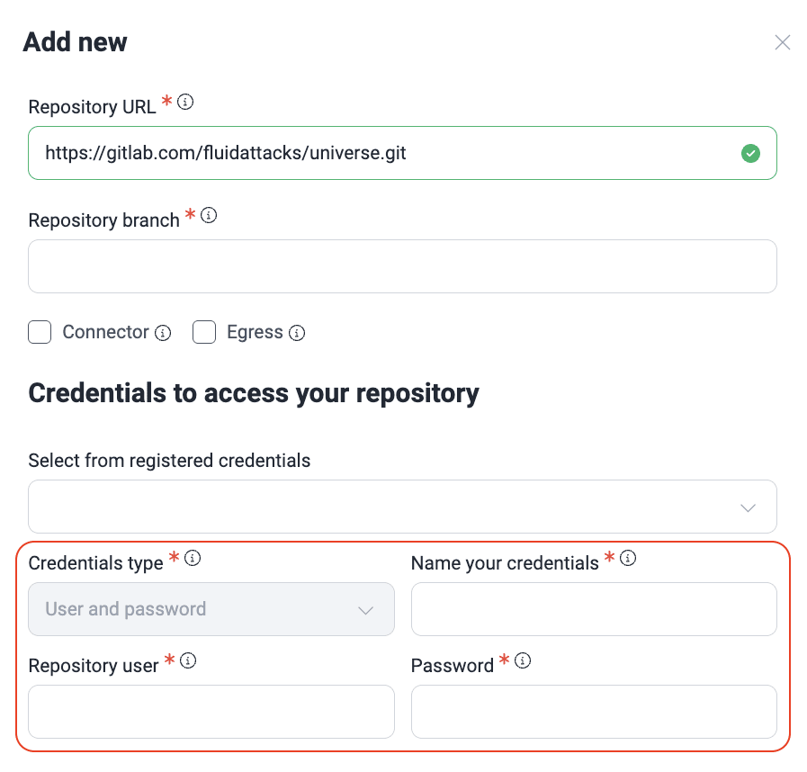 Use HTTPS authentication on the Fluid Attacks platform