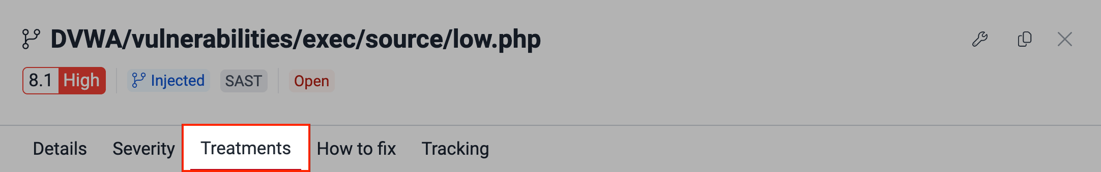 Edit vulnerability treatment on the Fluid Attacks platform