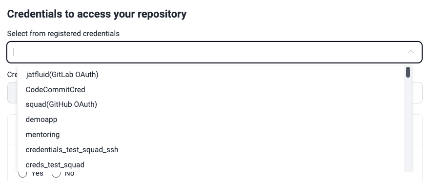 Use existing credentials on the Fluid Attacks platfom
