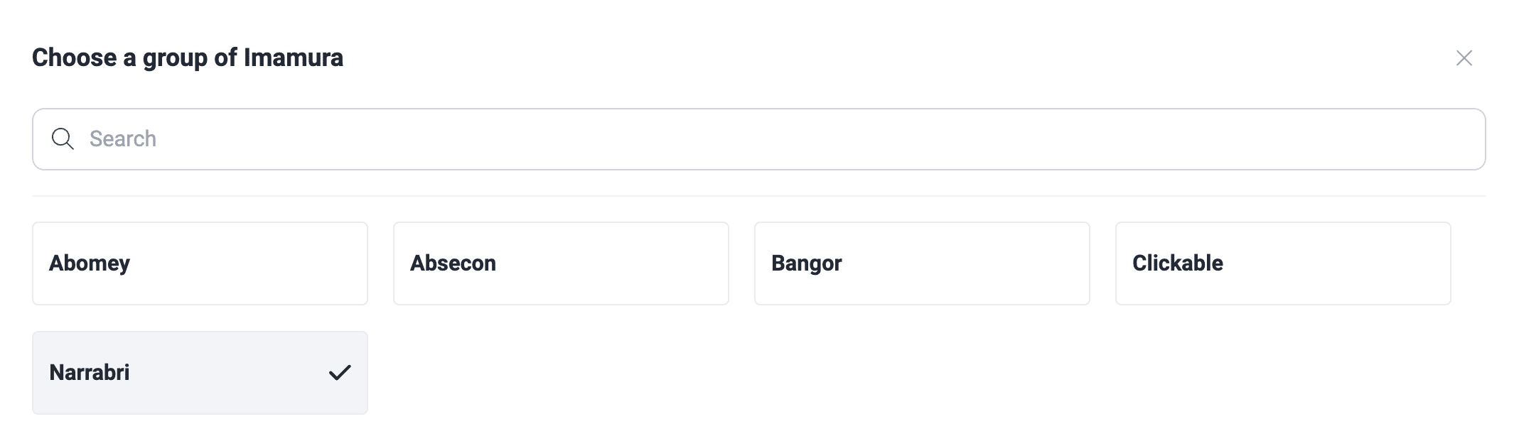 Switch between groups on the Fluid Attacks platform