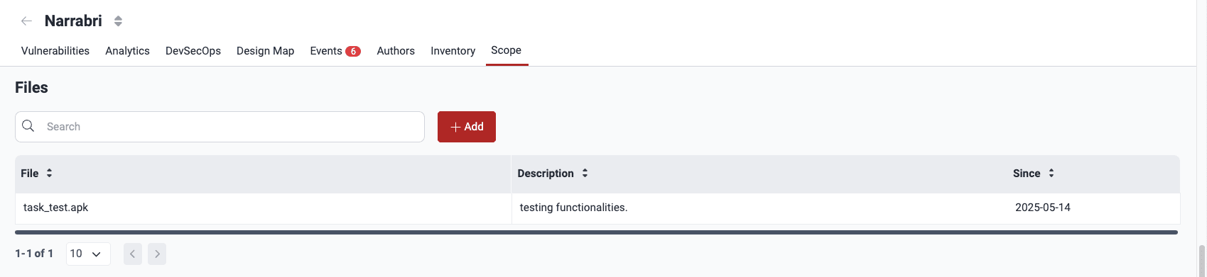 Manage files on the Fluid Attacks platform