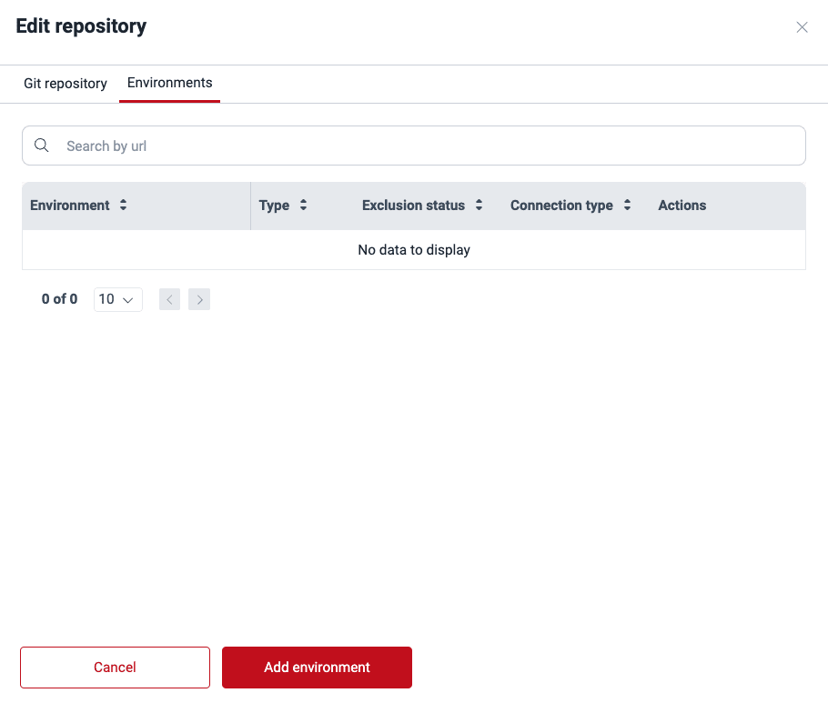 View linked environments on the Fluid Attacks platform