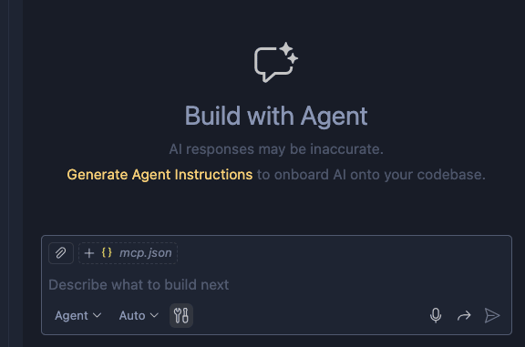 Enable the AI Agent on VS Code
