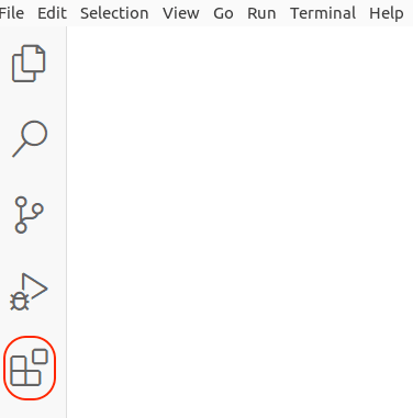 Open extensions on VS Code to search Fluid Attacks