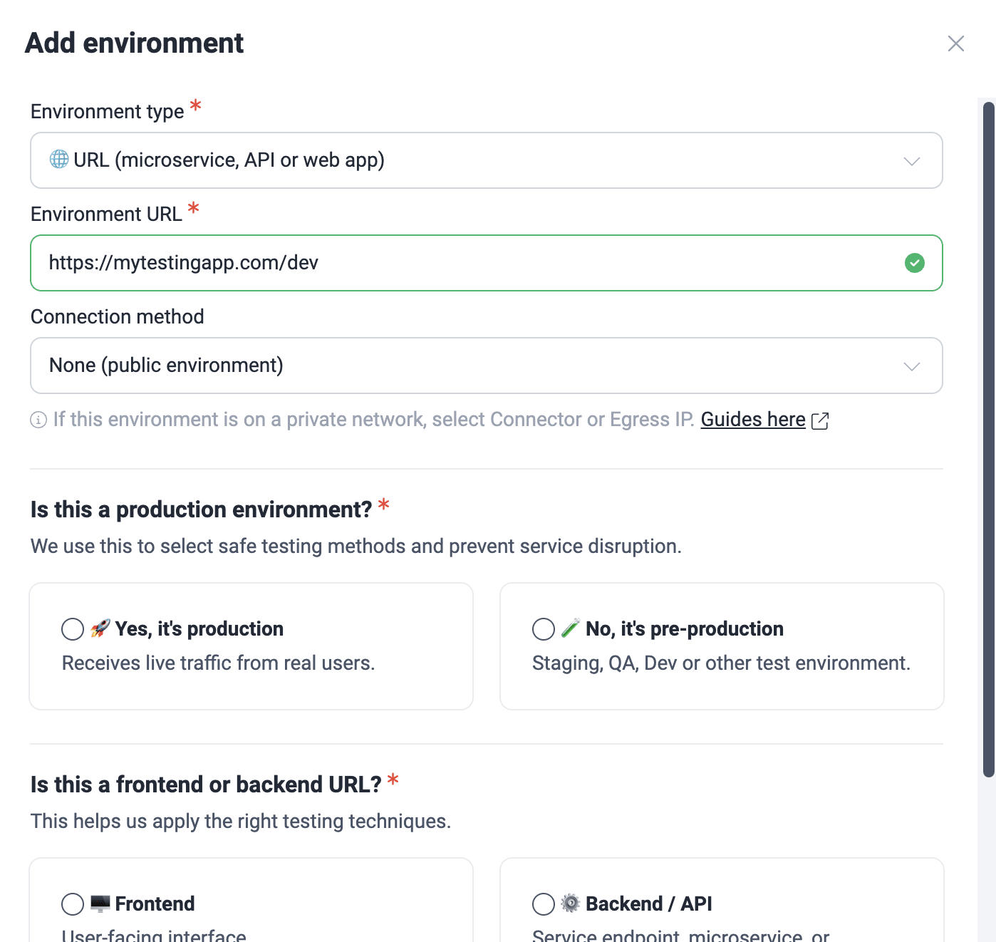 Add environment to exclude on the Fluid Attacks platform