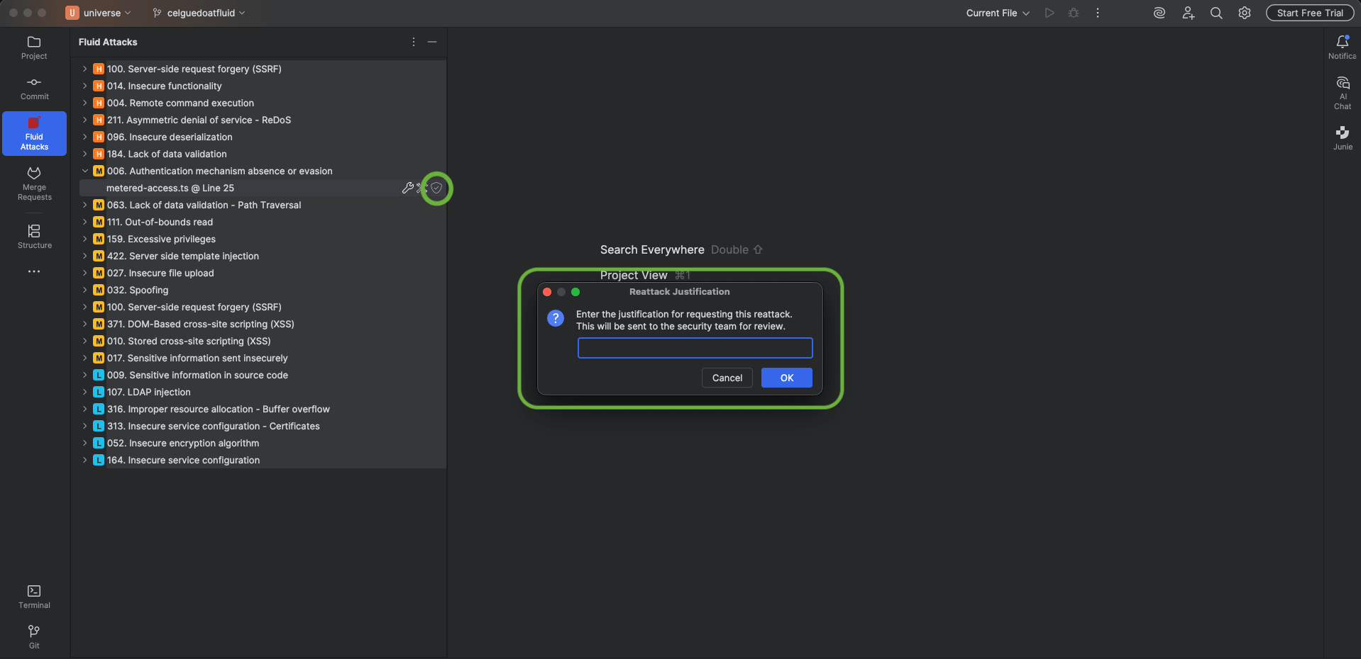 Request reattacks