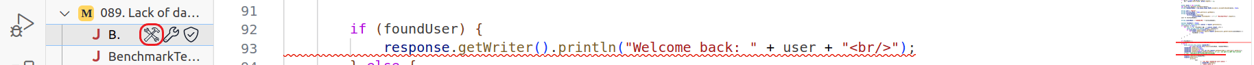 Use the automatic fix by gen AI option on the Fluid Attacks extension