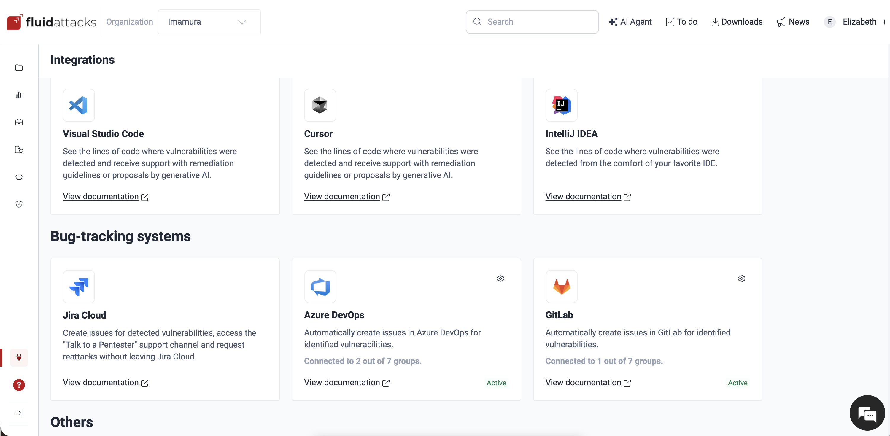 Use the Azure Peer Reviewer Assistant integration card on the Fluid Attacks platform