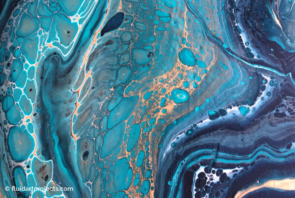 How To Create Cells In Your Acrylic Pouring Painting Fluid Art Projects