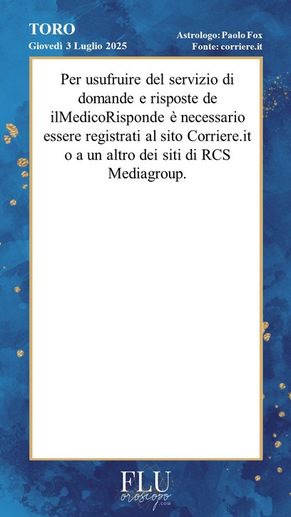 Oroscopo Toro Paolo Fox
