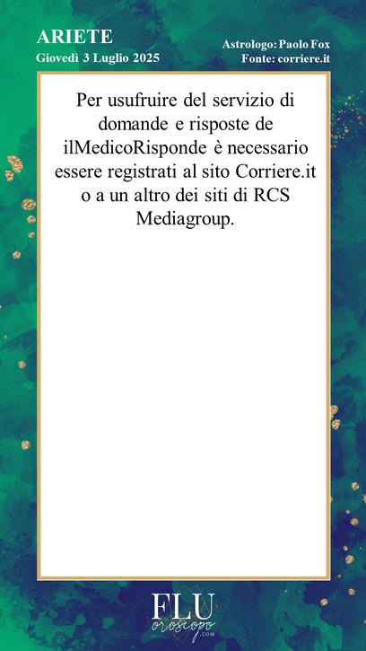 Oroscopo Paolo Fox Ariete