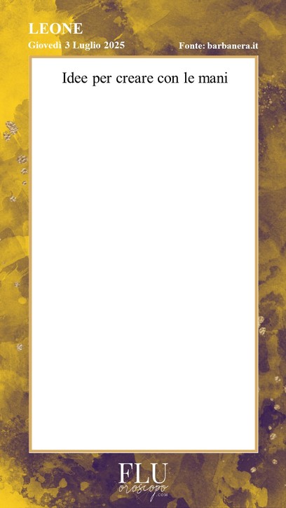 Oroscopo Leone Barbanera