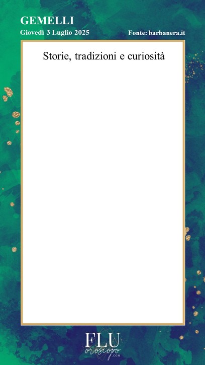 Oroscopo Gemelli Barbanera