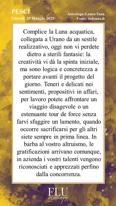 Oroscopo Pesci IoDonna
