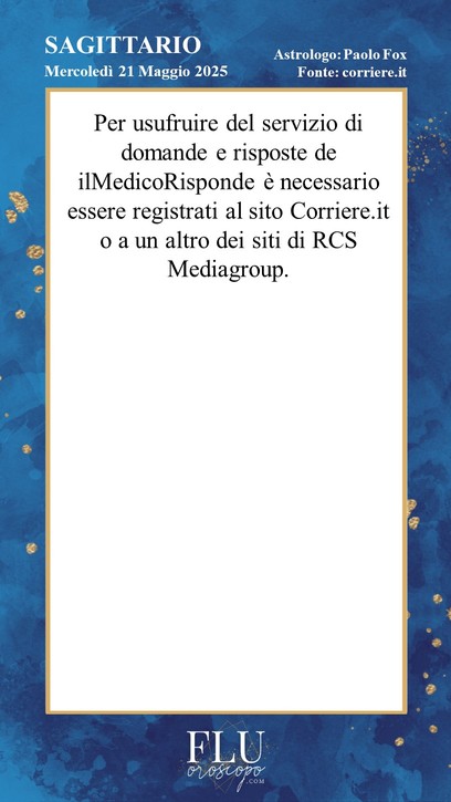 Oroscopo Sagittario Paolo Fox