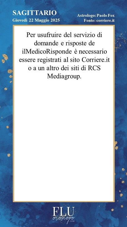 Oroscopo Sagittario Paolo Fox