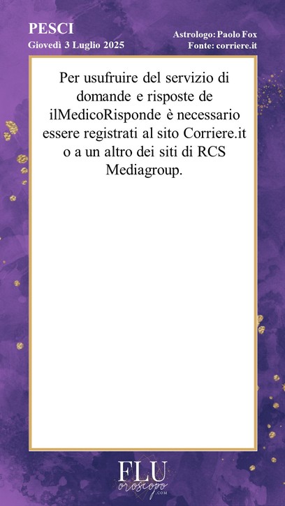 Oroscopo Pesci Paolo Fox