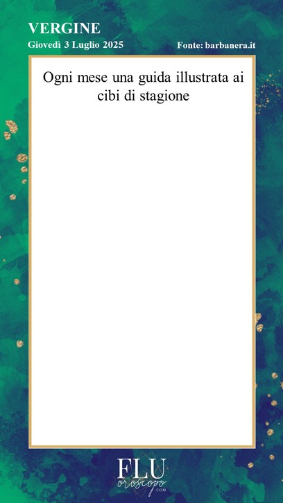 Oroscopo Vergine Barbanera