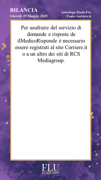 Oroscopo Bilancia Paolo Fox