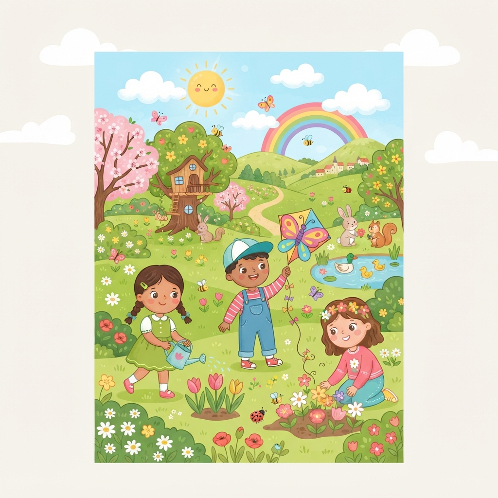 Éveil printanier : exploration sensorielle du printemps