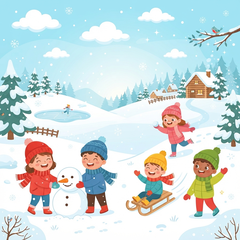 Découverte sensorielle de l'hiver