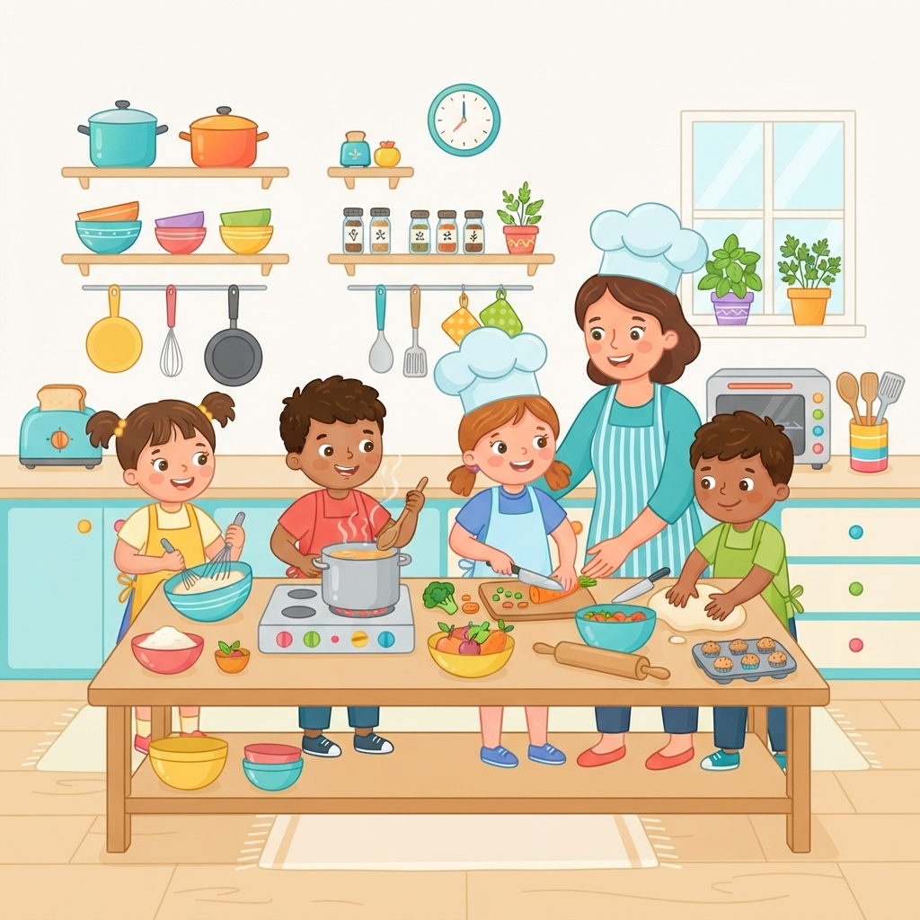 Les petits chefs en herbe : une semaine culinaire
