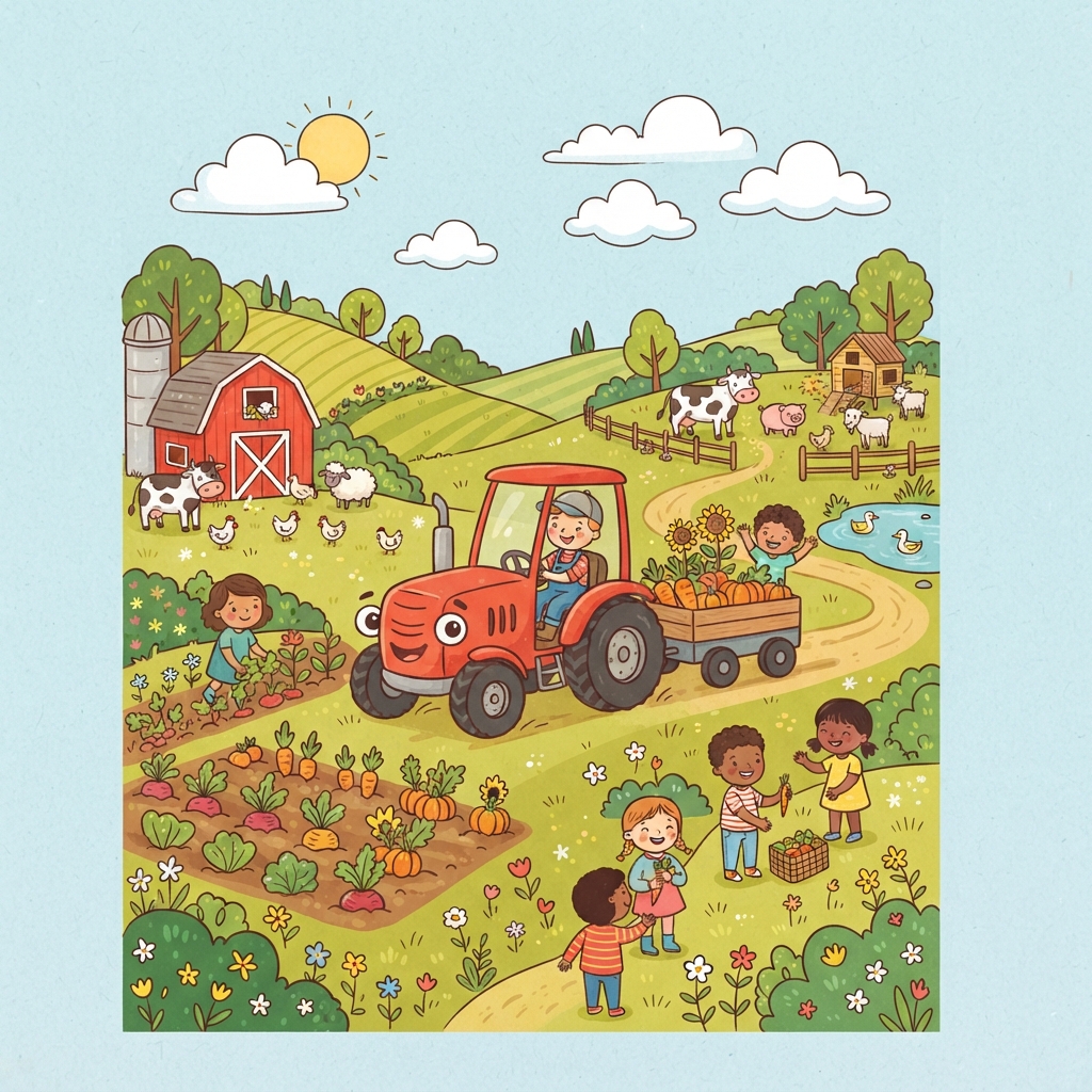 Les petits tracteurs en action