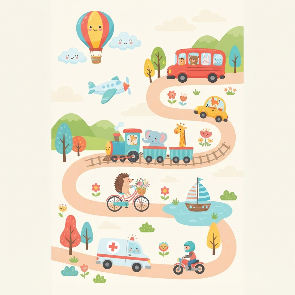 À la découverte des moyens de transport