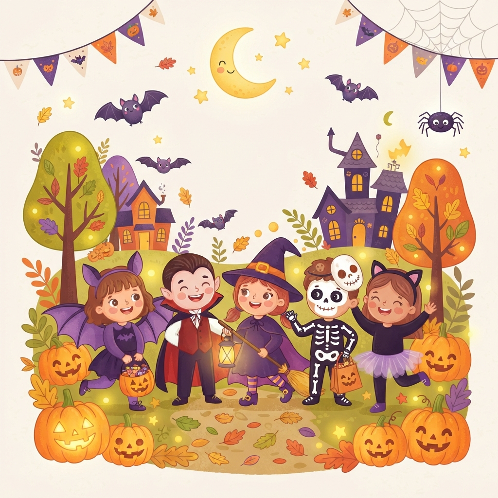 Sorcières et Citrouilles : Une Semaine d'Halloween pour les Petits