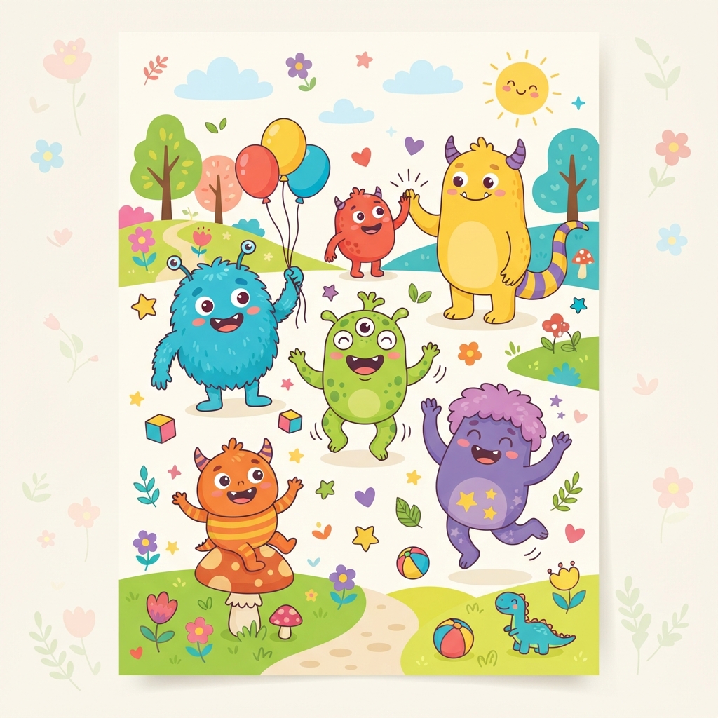 Les petits monstres rigolos