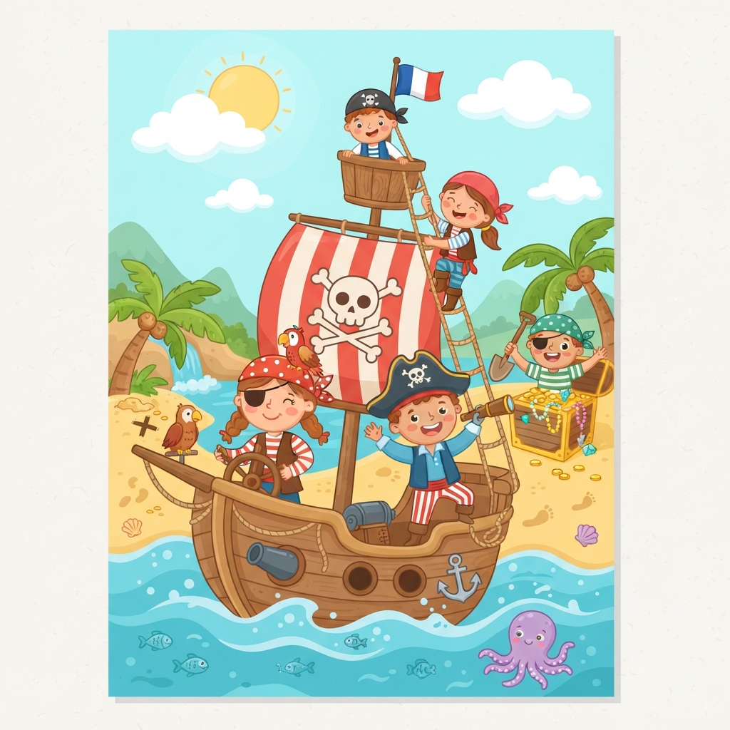 À l'abordage ! Une semaine de pirates pour les tout-petits