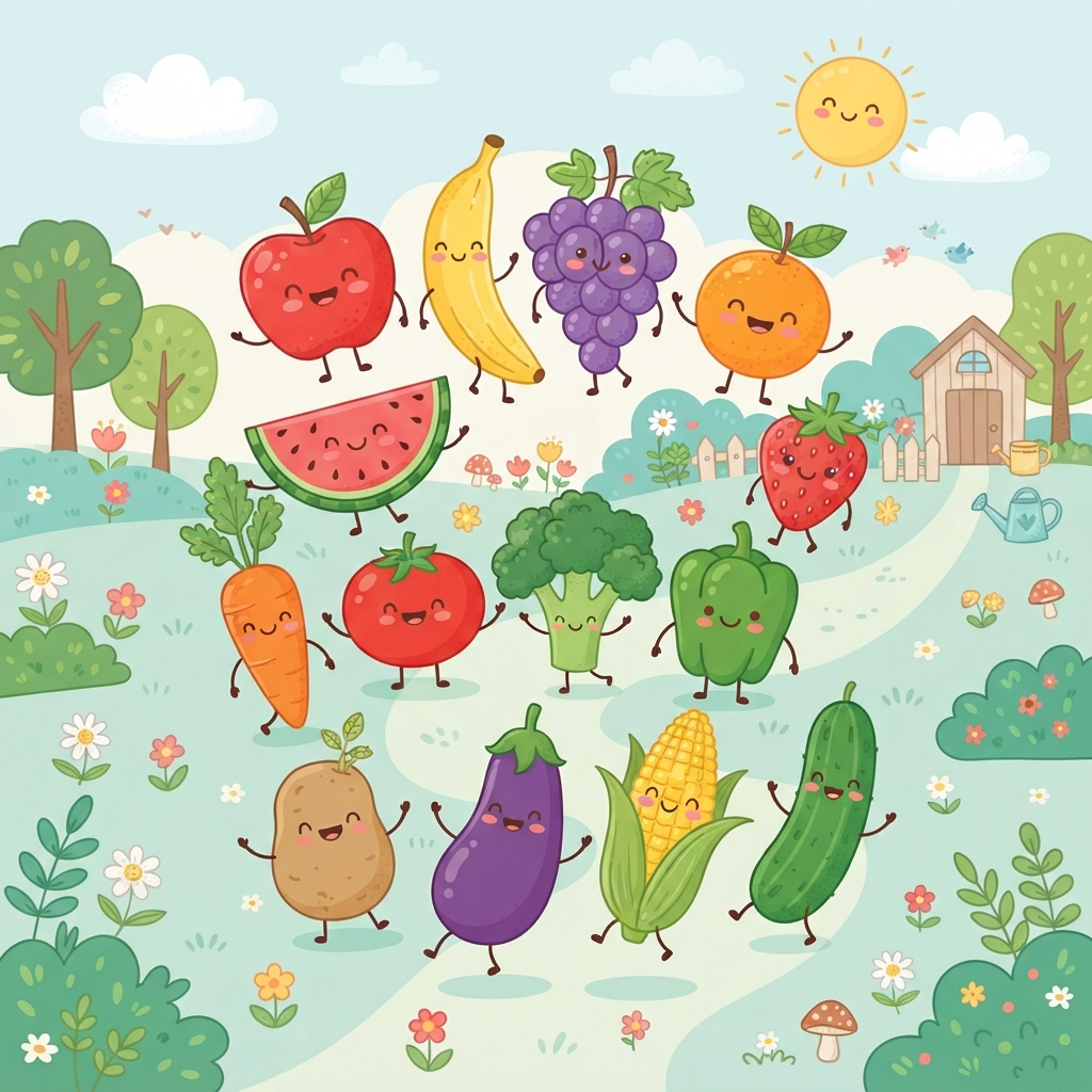 Petits explorateurs de fruits et légumes