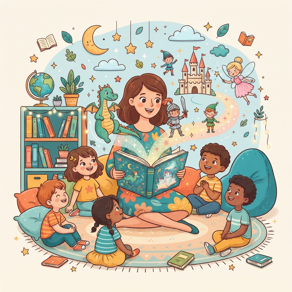 Une semaine enchantée : Contes, histoires et découvertes