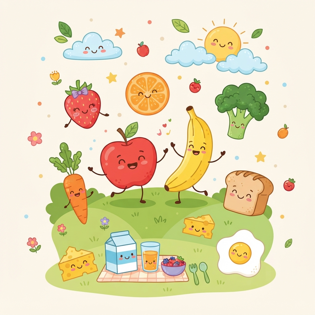 Les petites mains dans la cuisine