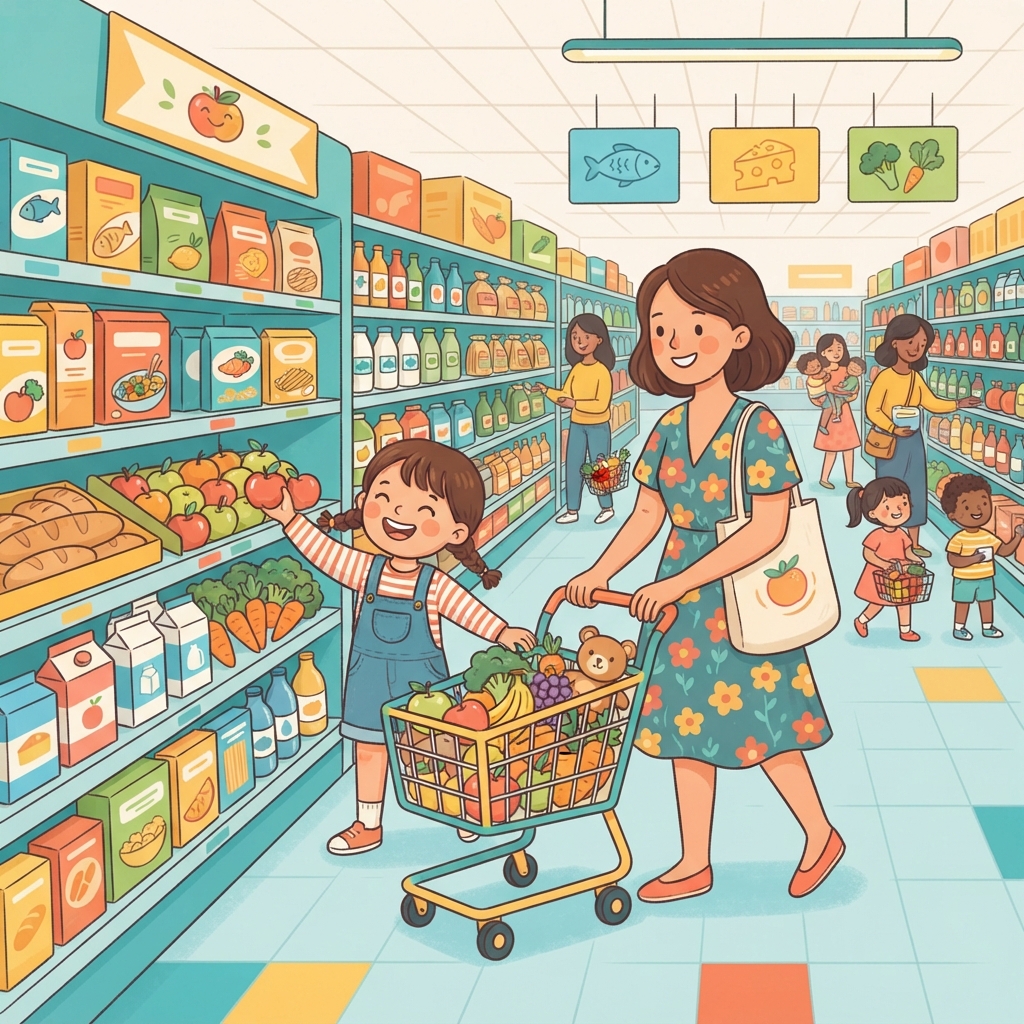 À la découverte du supermarché