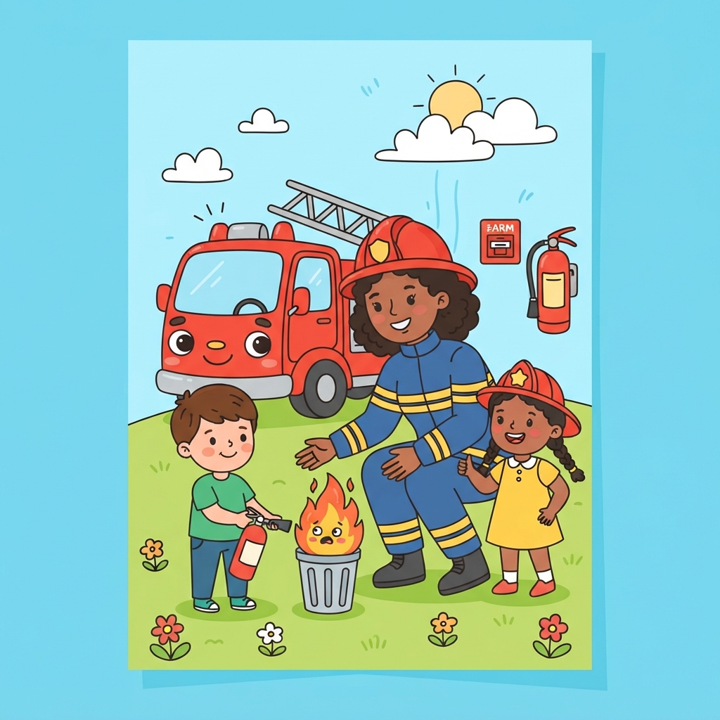 Les Pompiers en Herbe : Semaine de la Sécurité Incendie