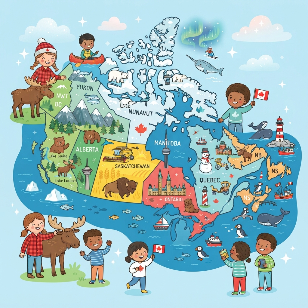 À la découverte des provinces et territoires du Canada