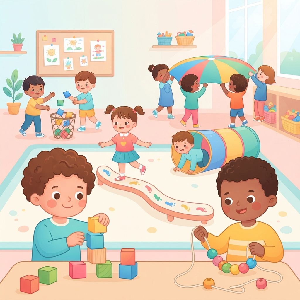 Une semaine de motricité pour les petits explorateurs