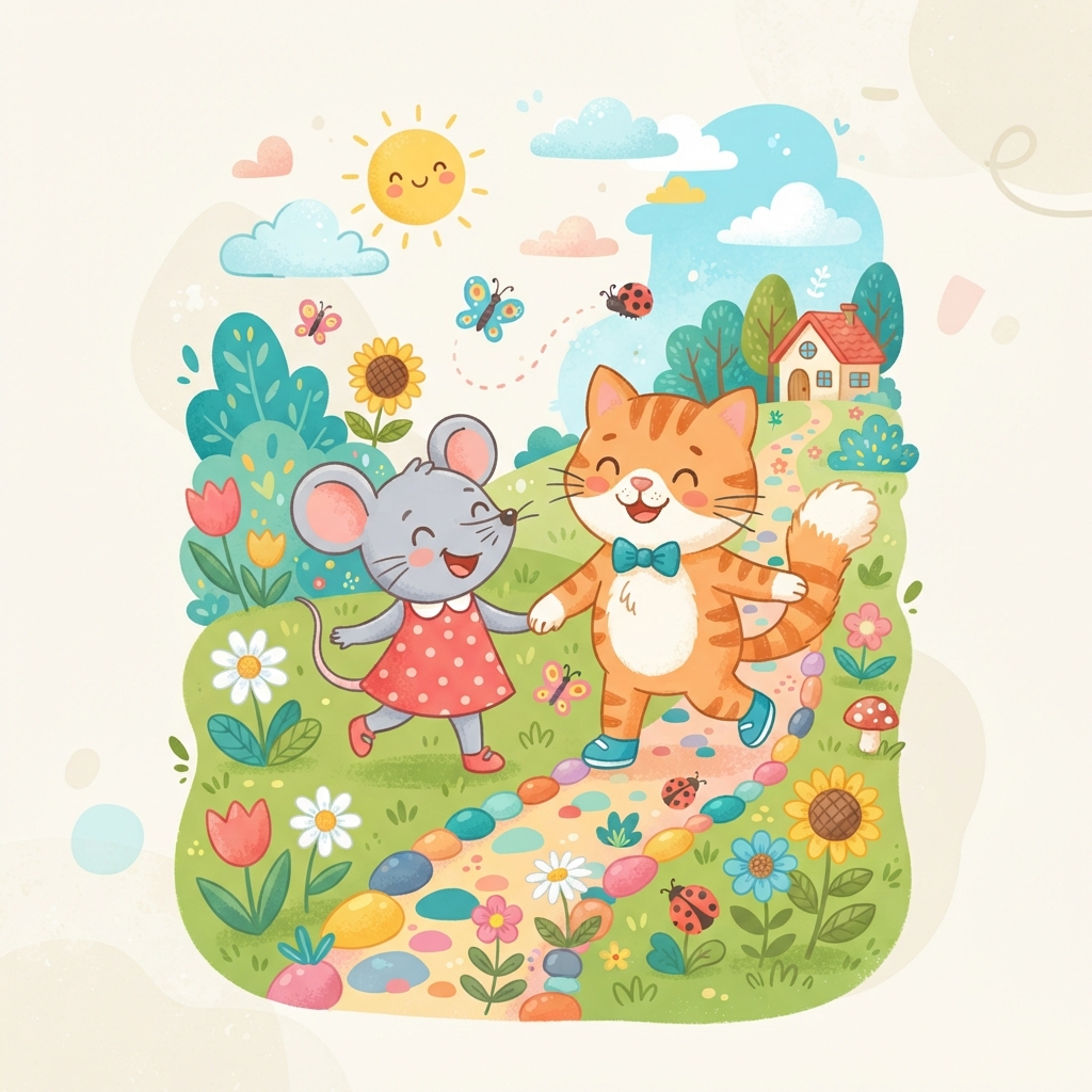 Lili la souris et Pat le chat : une semaine d'aventures