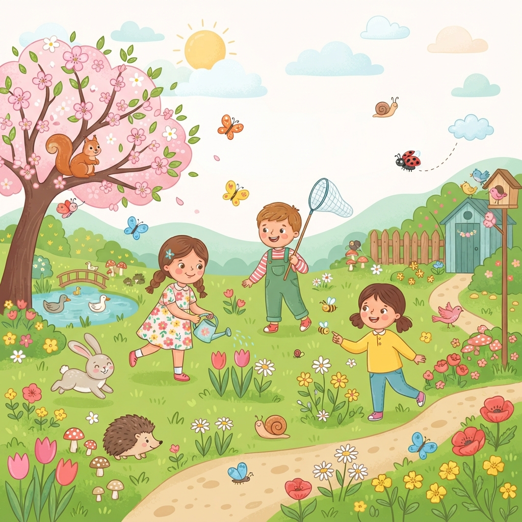 Découverte du printemps : une semaine sensorielle et ludique